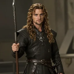 film still of Sean Penn as Legolas in The Lord of the Rings, 4k