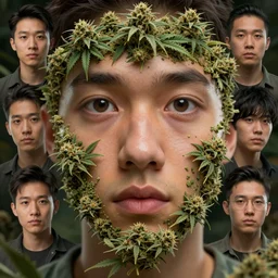 cannabis hemp, marijuana!, weed skin, big eyes, realistic shaded, cinematic volumentric lighting, jim cheung, david marquez, mike deodato jr, ilya kuvshinov, makoto shinka, behance hd by jesper ejsing, by rhads, hyper detailed, octane render, concept art, artstation