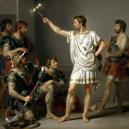 the murder of julius caesar by lawrence alma - tadema,