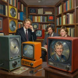 dreamy waldenbooks. vantablack cloth technology, vintage shapes, retro technology, happy colors dariusz zawadzki, tim hildebrandt, wayne barlow, bruce pennington, larry elmore, oil on canvas, deep depth field, masterpiece, cinematic composition. dramatic zoom, hyperdetailed, hd, hdr