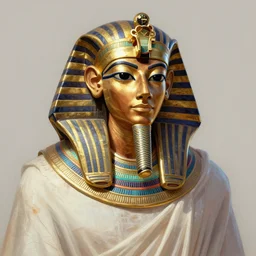 egyptian monk, religious, portrait, powerfull, intricate, elegant, volumetric lighting, digital painting, highly detailed, artstation, sharp focus, illustration, ruan jia