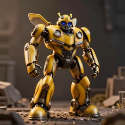 Bumblebee as a Transformers figure