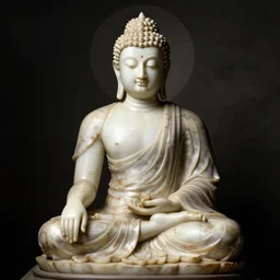 buddha in baroque style, craig mullins, j. c. leyendecker, lights, art by ernst haeckel, john william godward, hammershøi,,