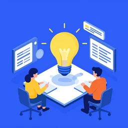 isometric flat art graphic for startup ideas that is exciting and promotional