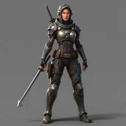 female yautja warrior, digital art