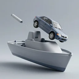 a car hits a shape ship, they both fall out of space-time continuum