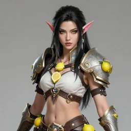 a beautiful and strong female warrior blood elf, world of warcraft, character concept art of an anime goddess of lemons | | cute - fine - face, pretty face, realistic shaded perfect face, fine details by stanley artgerm lau, wlop, rossdraws, james jean, andrei riabovitchev, marc simonetti, boris valejo, frank franzetta, and sakimichan, trending on artstation