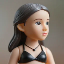 closeup face profile portrait of tin toy greta thunberg wearing a bikini, depth of field, zeiss lens, detailed, symmetrical, centered, fashion photoshoot, by nicoletta ceccoli, mark ryden, lostfish, breathtaking, 8 k resolution, extremely detailed, beautiful, establishing shot, artistic, hyperrealistic, octane render