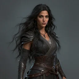 portrait, maya ali as a wind sorcerer, octane render, unreal engine, gwent, matte painting concept art, by lorenzo mastroianni, anna podedworna, pablo hurtado de mendoza