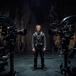 a wide angle movie still from alien ( 1 9 7 9 ) by ridley scott showing ridley | sci - fi and supernatural horror | uneasy and uncanny atmosphere | shot on celluloid with panavision cameras | panavision lenses | 3 5 mm film negative width | anamorphic projection format