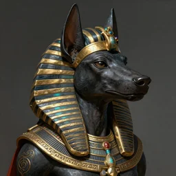 a portrait of a  anthropomorphic an ancient anubis goddess,  D&D, fantasy, intricate, highly detailed, digital painting, artstation, concept art, smooth, sharp focus, illustration, art by artgerm
