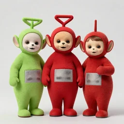teletubbies, grotesque, horror, high details, intricate details, by vincent di fate, artgerm julie bell beeple, 1980s, inking, vintage 80s print, screen print