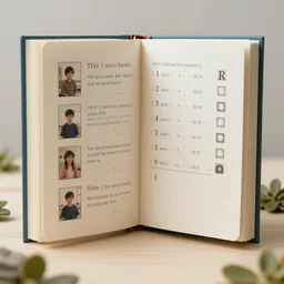 ispy a book of picture riddles aesthetic, diorama effect