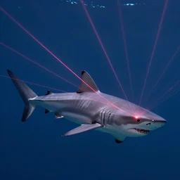 laser sharks