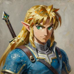 Ganondorf from Zelda oil on canvas, intricate, portrait, 8k highly professionally detailed, HDR, CGsociety