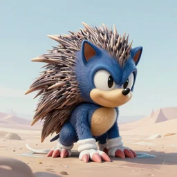 portrait of sonic hedgehog and a matte painting landscape of a surreal, sharp, detailed professional, soft pastels, high quality airbrush art album cover of a liquid dissolving airbrush art lsd dmt sonic the hedgehog swimming through cyberspace, purple checkerboard background, 1 9 9 0 s 1 9 9 2 sega genesis rareware video game album cover