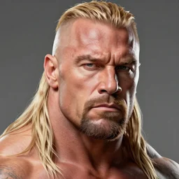 close up of brock lesnar, deep focus, d & d, fantasy, intricate, elegant, highly detailed, digital painting, artstation, concept art, matte, sharp focus, illustration, hearthstone, art by artgerm and greg rutkowski and alphonse mucha