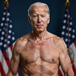 muscular joe biden ( (, highly detailed, high quality, hd, 4 k, 8 k, canon 3 0 0 mm, professional photographer, 4 0 mp, lifelike, top - rated, award winning, realistic, sharp, no blur, edited, corrected, trending ) )