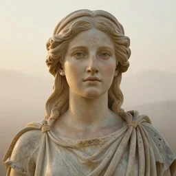Beautiful aesthetically pleasing female oracle of Delphi portrait, face centered portrait, Confident, fog, volumetric lighting, beautiful, golden hour, sharp focus, ultra detailed, conceptartworld by Leesha Hannigan, Ross Tran, Thierry Doizon, Kai Carpenter, Ignacio Fernández Ríos