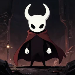 Hollow Knight in the style of star trek,