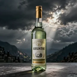absinthe ghost stock photo