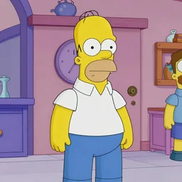 Homer Simpson in Pixar movie