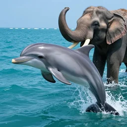 half dolphin half elephant