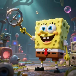 call of duty spongebob, realistic 4 k octane beautifully detailed render, 4 k post - processing, highly detailed, intricate complexity, epic composition, magical atmosphere, cinematic lighting, masterpiece, ultra hd
