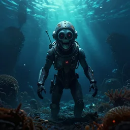 a scary underwater in subnautica