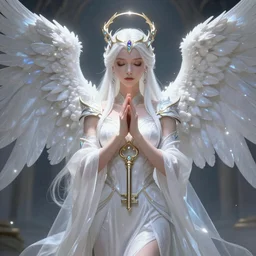 a saint noble high priestess pray for god as a league of legends character, angelic light, fantasy white priestess clothes, priestess key visual, masterpiece, cg animation, riot enterainment, arcane, realistic, hyper detailed, character select portrait, by artgerm, rossdraws, loish, drew struzan, justin gerard, 3 d