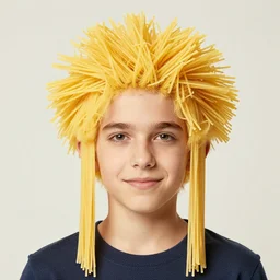 fabio but his hair is made of spaghetti