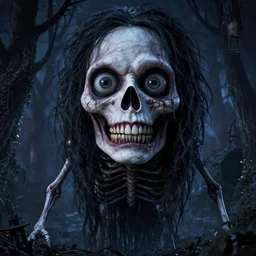 rob zomnie in sleepy hollow, full body, big two toned eyes, teeth gritted, horror, intricate details, cinematic, epic, realistic, anatomy, tomer hanuka, uplight, artstation, photorealistic, scary
