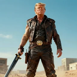 Donald Trump as Immortan Joe, mad max fury road, detailed, 4k