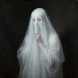 pale young ghost, kaitlyn dever, by gaston bussiere, by dean cornwell
