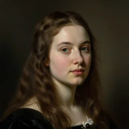 portrait of a young woman by rembrandt