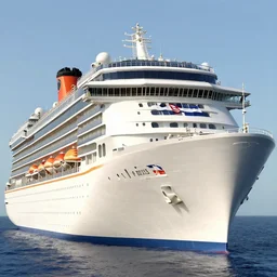 big cruise ship looking like tom cruise, octane render, unreal engine, artstation, detailed, realistic