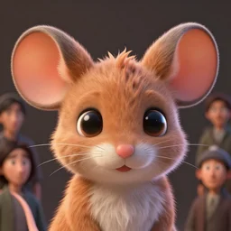 a beautiful half body portrait of a cute anthropomorphic humanoid mouse fursona. big eyes. character design by cory loftis, fenghua zhong, ryohei hase, ismail inceoglu and ruan jia. volumetric light, detailed, rendered in octane