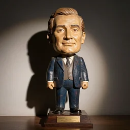 bobblehead woodrow wilson, full body, on pedistal
