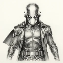 Very detailed pencil drawing of Marvel ghost rider