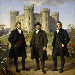 solomon joseph solomon and richard schmid and jeremy lipking victorian genre painting painting castle