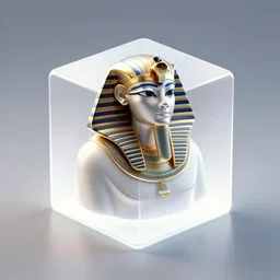 symmetry!! egyptian god of technology, solid cube of light, hard edges, product render retro - futuristic poster scifi, lasers and neon circuits, brown skin egyptian god, intricate, elegant, highly detailed, digital painting, artstation, concept art, smooth, sharp focus, illustration, dreamlike, art by artgerm