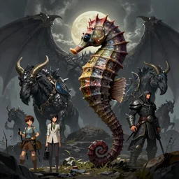 mount epic subdued seahorse screenshot world of warcraft mounts worldboss borberland comics by jesper ejsing art and by feng zhu, by rhads, makoto shinkai and lois van baarle, ilya kuvshinov, rossdraws global light 3 d rtx hdr