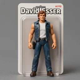 david essex 1 9 7 0 s action figure, figurine, product photo