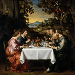 dinner is served by giuseppe arcimboldo
