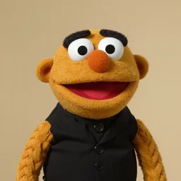 a muppet that looks like bill cosby