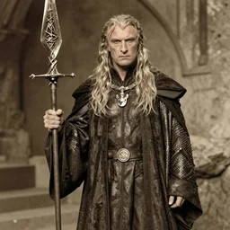 vintage photograph of sauron from lord of the rings