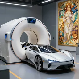 futuristic robotic cybernetic symbiosis thick bifurcated robotic cnc surgical hybrid mri 3 d printer machine experimental concept car outside, still from the movie interstellar, sci - fi, highly detailed, vibrant colors, photo realistic, cinematic, artstation, concept art, unreal render,, art by greg rutkowski and artgerm and alphonse mucha,