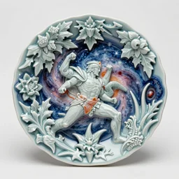 the war multiverse, highly detailed carving on southern ice porcelain, partially fire crystallized, leaves, nebulas, woodfired, art gallery