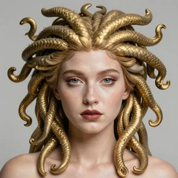 Portrait of the God Medusa as a real human. Portra 800.