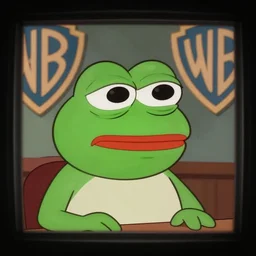 sad pepe frog in the frame of a cult film, high quality, hd, 4 k, warner, hbo, cinema frame, screenshot
